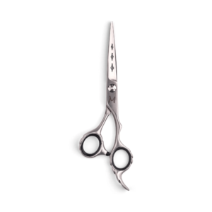 BARBER ERGO DIAMOND SILVER CUTTING SHEARS