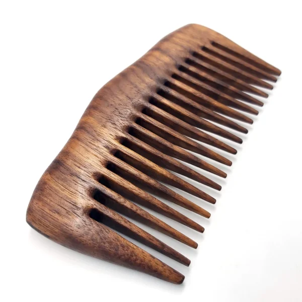 Walnut comb for straight or a little wavy hair Wooden Comb Comb Handmade Comb  Healthy Hair Natural Wood - Image 3
