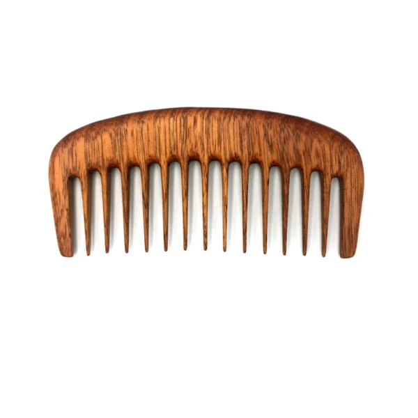 Wide Tooth Redwood Comb Wooden Hair Comb  Wooden Comb Comb Hair Comb Handmade Comb Wood Hair Brush Healthy Hair Natural Wood - Image 3