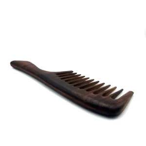Wide tooth curly hair walnut comb – Wood Comb- Handmade Comb- Healthy Hair- Seamless Wood Comb- Natural Wood- Anti Static Comb – For Her