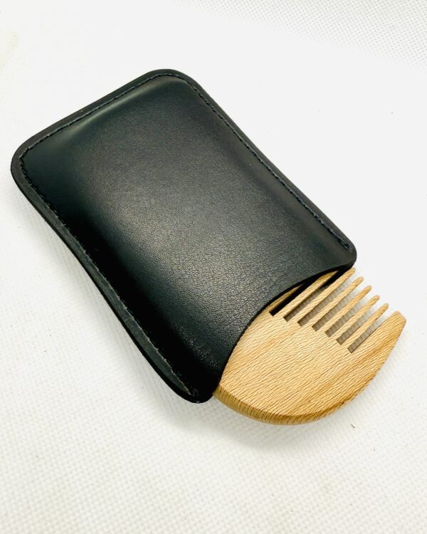 Handmade Wooden Beard Comb – Tangle-Free Beard Style - Image 4