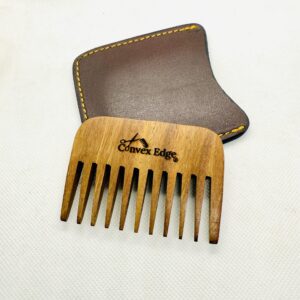 2” Mini Wooden Comb – Pocket-Size Natural Comb for Beard & Mustache Care