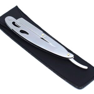 Professional Steel Barber Razor – Reusable Straight Razor for Men’s Shaving & Beard Styling