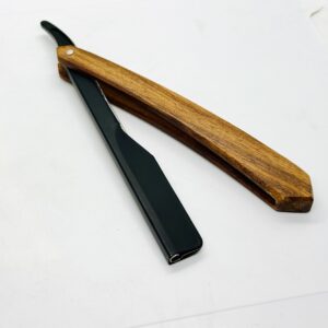 Premium Straight Razor with Wooden Handle – Classic Shaving Tool for Men