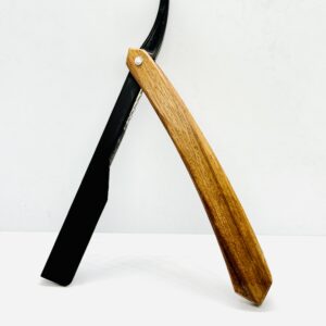 Premium Straight Razor with Wooden Handle – Classic Shaving Tool for Men